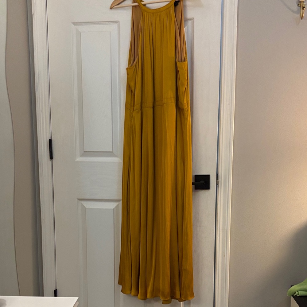 Banana Republic Mustard Yellow Maxi Dress